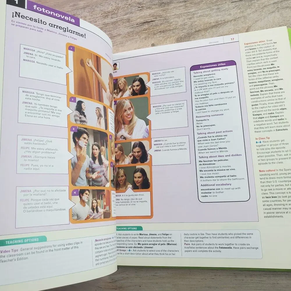 Senderos 2018 Level 2 Teachers Edition Jose A. Blanco Hardcover Spanish